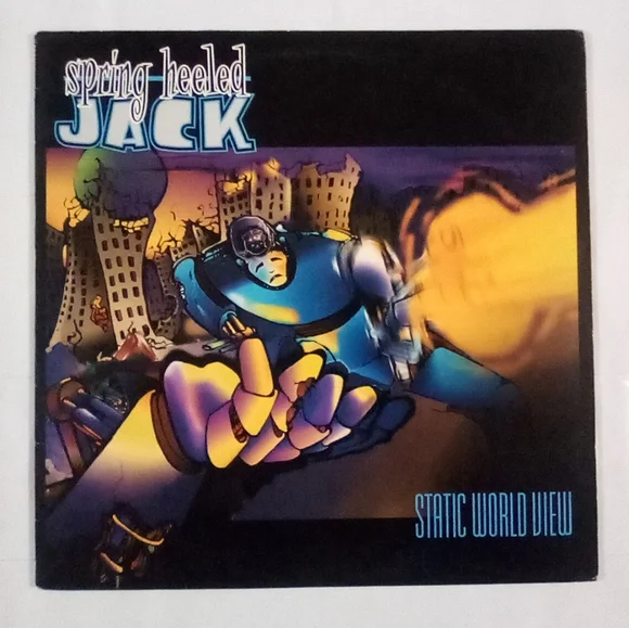 😎RARE Spring Heeled Jack Static World View Vinyl LP😎 - Picture 3 of 6